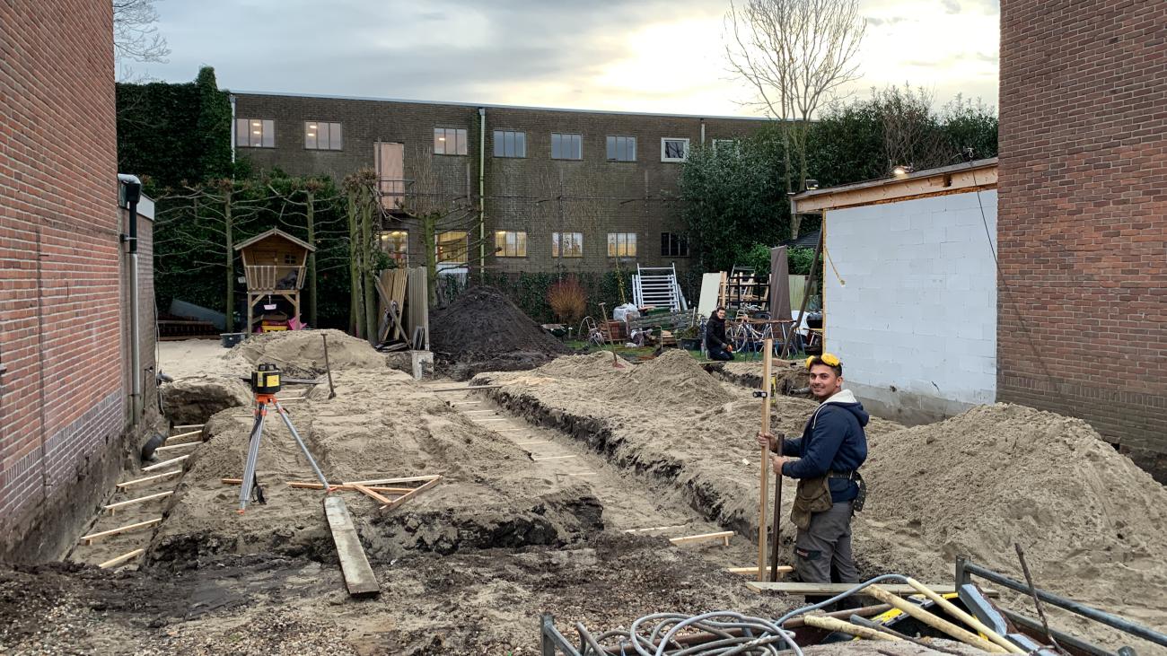 Voorbereiding fundering
